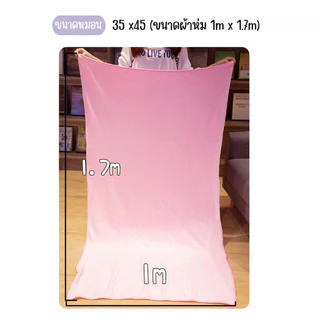 DUDEE ตุ๊กตาหมอนผ้าห่มสอดมือได้ ผ้าห่มนาโน ลายปักอย่างดี ผ้านุ่มมาก