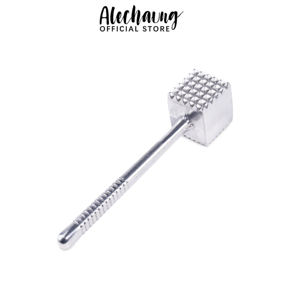 Alechaung ค้อนทุบอาหาร ทุบเนื้อให้เนื้อนุ่ม บดเนื้อ ทำสเต็ก ที่ทุบเนื้อ ไม่เป็นสนิม ค้อนทุบเนื้อ ใช้ได้ 4 ด้าน