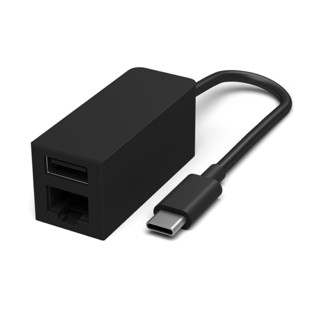 MS Surface USB-C Convert to Ethernet and USB Adapter