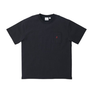 Gramicci เสื้อยืด รุ่น UNISEX ONE POINT TEE VINTAGE BLACK