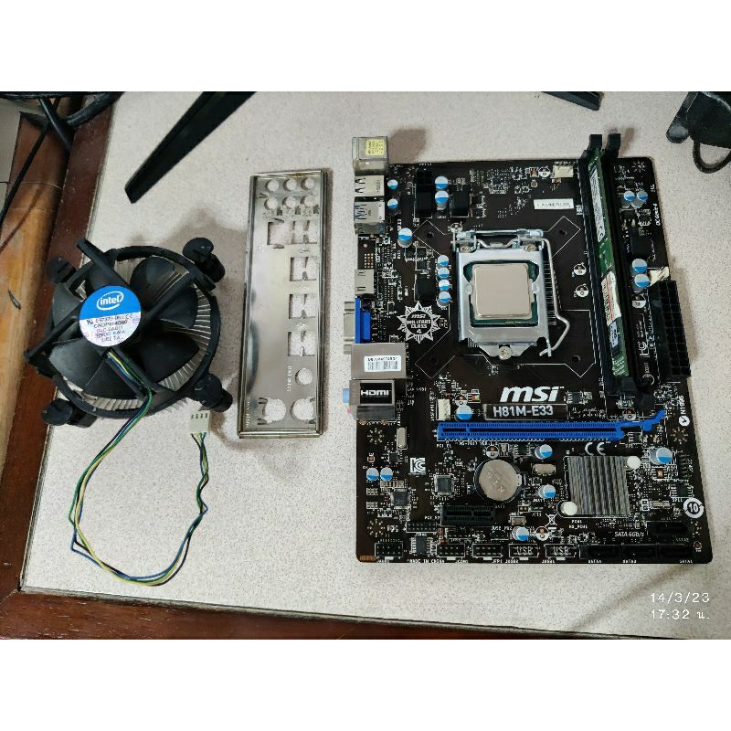 i5-4460 + mb lga 1150 msi + ram 4 gb มือสอง