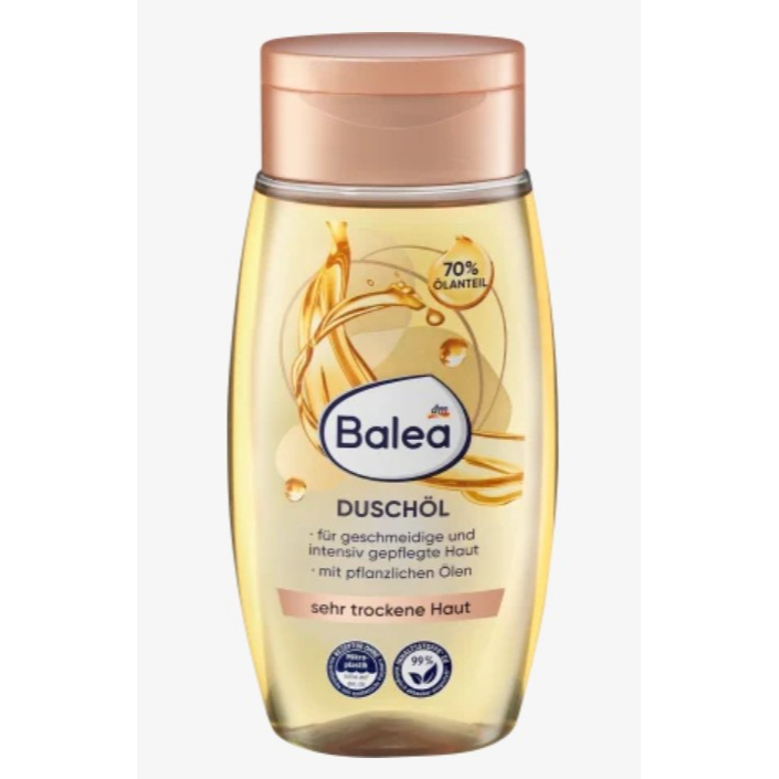 น้ํามันอาบน้ํา สําหรับคนผิวแห้ง Balea Duschol 250ml