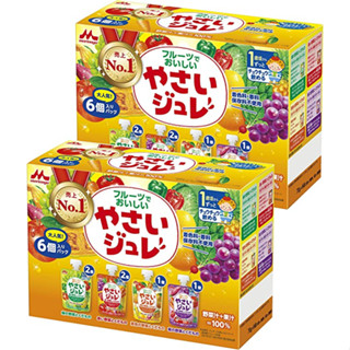 Morinaga เครื่องดื่มเจลลี่ ผัก ผลไม้ 70 กรัม X 6x2 ชุด