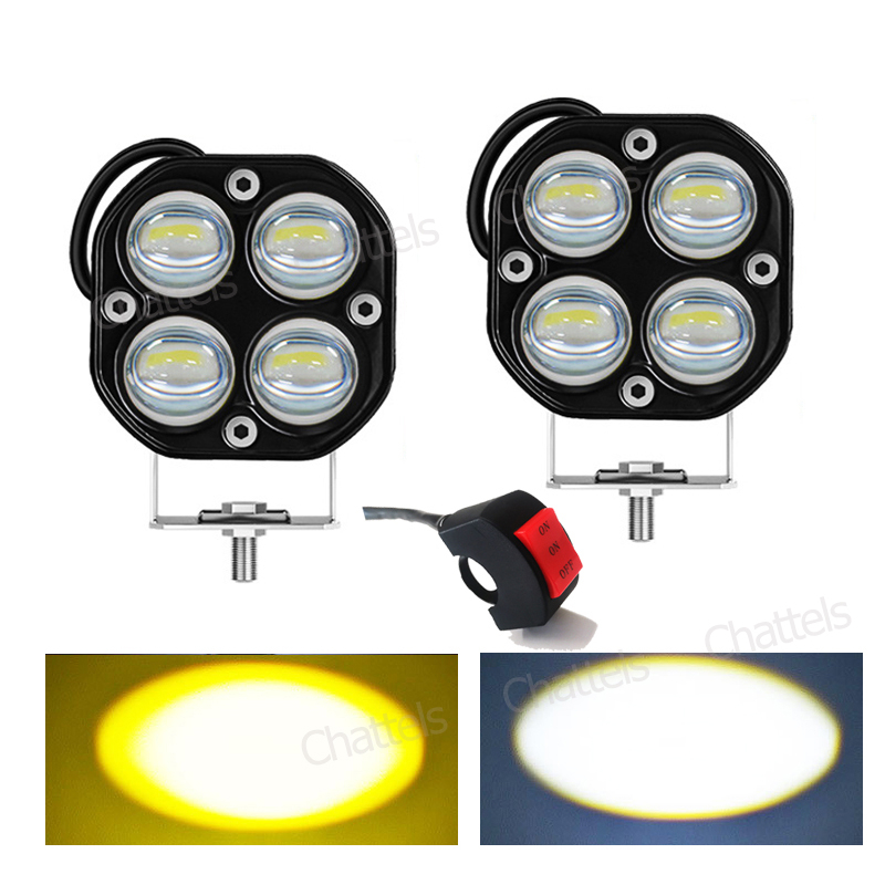 3นิ้ว ไฟตัดหมอก 12V 24V LED 40W ไฟโปรเจคเตอร์ ไฟหน้ารถยนต์ ไฟท้าย ไฟสปอร์ตไลท์มอเตอร์ไซค์ สว่างมาก