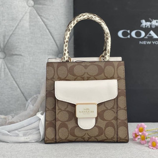 มีหลายสี Coach Mini Pepper Crossbody In Signature Canvas