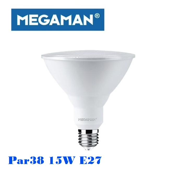 LED Par38 15w DL แสงขาว 6500K E27 Megaman IP65 กันน้ำ ใช้ภาพนอกได้