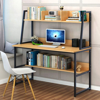 Working Desk โต๊ะทำงาน โต๊ะคอม สไตล์ modern, indy, loft, minimal DIY 100x50x140cm FNT-04