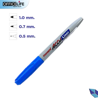 Monami (โมนามิ) ปากกามาร์คเกอร์ เขียน CD AccuLiner (แอ็คคูไลเนอร์) ขนาดหัว 0.5 0.7 1.0 mm. ( ด้าม )