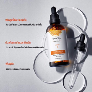 เซรั่มวิตซี เซรั่มVC ออแกนิค เซรั่ม หน้าใส แก้ ฝ้า ลด สิว BIOAQUA VC ORANGE SERUM 30ml. ใช้ได้ แม้ ผิว แพ้ ง่าย