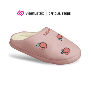 SiamLatex Slipper รองเท้า สลิปเปอร์ รุ่น Frutti Ichiko Momo ขนาด 36-41 รองเท้าแตะ สำหรับสวมใส่ในบ้าน