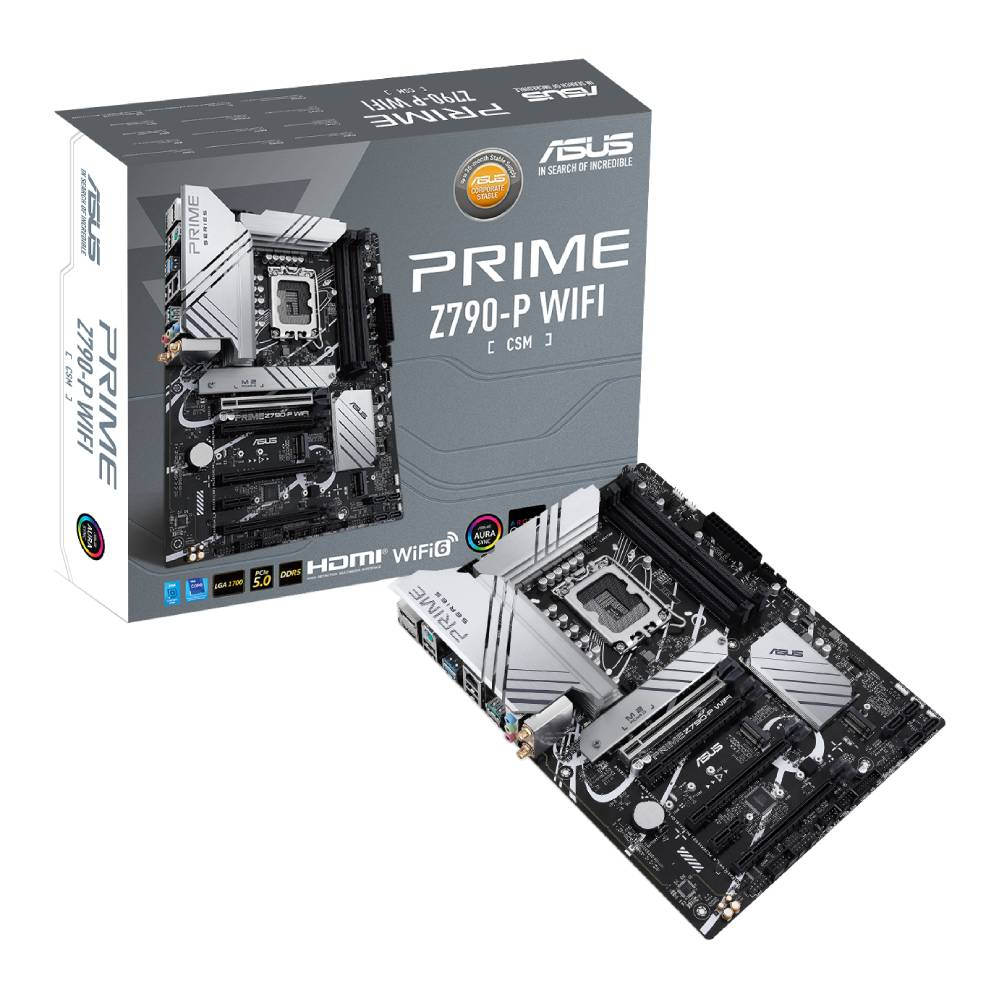 ASUS PRIME Z790-P WIFI-CSM DDR5 Intel LGA1700 Motherboard เมนบอร์ด