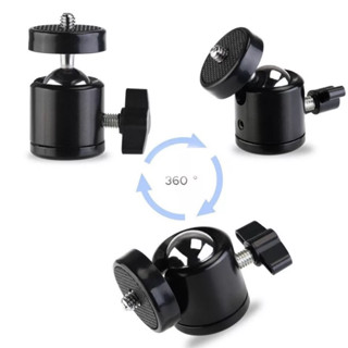 หัวบอล หัวเกลียว 1/4นิ้ว สำหรับ ขาตั้งกล้อง สามขา กล้องแอคชั่น action camera dslr mirrorless slr ไม้เซลฟี่