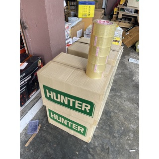 เทปใส 2”นิ้ว 54 ม้วน HUNTER 50 ไมครอน 100 หลา 1 ลัง OPP TAPE เทปกาว