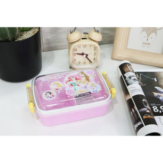 Lunch box กล่องข้าวพลาสติก ลายDisney Princesses JP Quality 450ml 11x17x7 cm 4973307518683