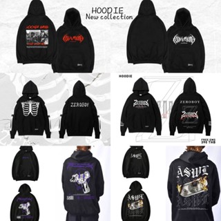 LOOKER-  Hoodies เสื้อสำลี รุ่นสกรีน ขนาดฟรีไซต์ ผ้านุ่มใส่สบาย สกรีนสีสวย คมชัด