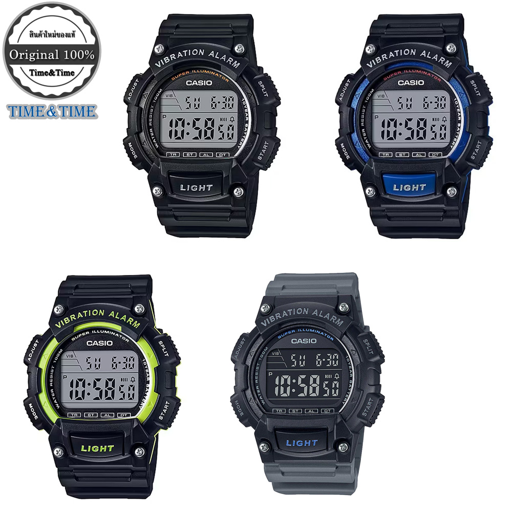 CASIO นาฬิกาข้อมือ รุ่น W-736H, W-736H-1AVDF, W-736H-2AVDF, W-736H-3AVDF, W-736H-8BVDF