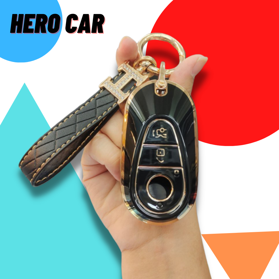 Mercedes Benz ปลอกหุ้มกุญแจรถยนต์​ TPU เคสกุญแจรถยนต์ ซองกุญแจรถยน์ TPU แบบหุ้มเต็มปลอกหุ้มกุญแจรถยน