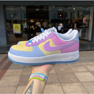 Nike Air Force 1 Low 07 lx UV "photochromic"  สีฟ้า-ชมพู  รองเท้าเปลี่ยนสีเมื่อโดนแสงแดด ของแท้ 100%