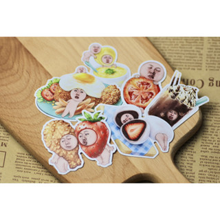 สติกเกอร์ อาหารจารโปรด กับน้อง Funny face :: Favorite x Funny face Stickers