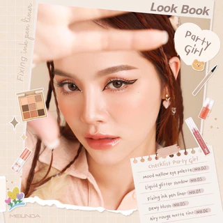 Meilinda Fixing Ink Penliner ปากกาอายไลน์เนอร์หัวพู่กัน MC3116