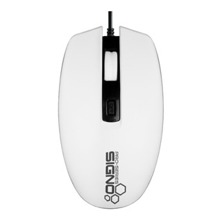 SIGNO Optical Mouse รุ่น MO-280 สีขาว สีดำ (เมาส์ออพติคอล)