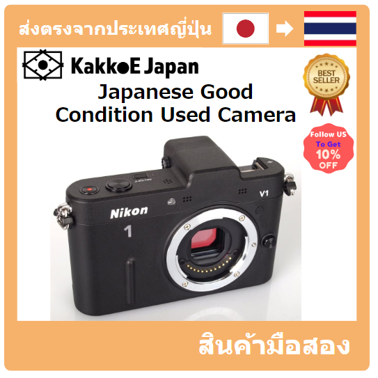 【ญี่ปุ่น กล้องมือสอง】[Japanese Used Camera]Nikon Mireless SLR Camera Nikon 1 (Nikon One) V1 (Buuwan) Body Black N1 V1 BK