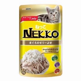 ทูน่าหน้าปลาข้าวสารเยลลี่  Nekko 12 ซอง