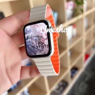 สายนาฬิกา smart watch11 10 9 8 ultra 7 6 5 4 3 2 SE สาย iwatch smart watch ขนาด 38/40/41/44/45/49/46มม เหล็กนิ่ม a-star