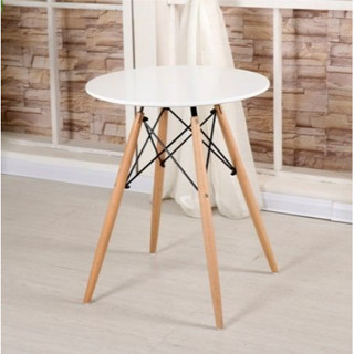 Side Table โต๊ะไม้กลม สไตล์โมเดิร์น โต๊ะวางข้างโซฟา 70x74x60cm ST0716-10