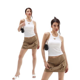 [กรอกโค้ด WYSBXP ลด 125 บาท] cargo mini skirt กระโปรงสั้นคาร์โก้