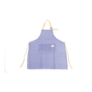 Apron ผ้ากันเปื้อนสไตล์เกาหลี ลายสก๊อต Blue 66x70CM S190815BL