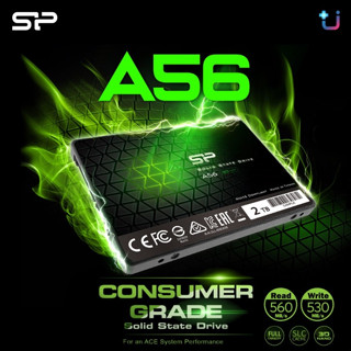 128GB / 256GB / 512GB SSD (เอสเอสดี) Silicon Power A56 SATA III 3D NAND ประกัน 3 ปี เร็วทะลุโลก ทั้งอ่านทั้งเขียน