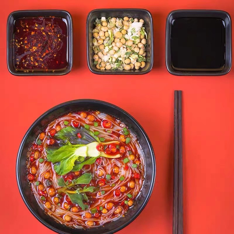 วุ่นเส้นหมาล่า ซวนล่าเฟิ่น หอม เผ็ด เปรี้ยว ชา 85g 白家陈记酸辣粉 - รูปที่ 2