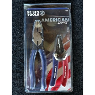 คีมรุ่นลิมิเต็ด Klein Tools American Legacy Lineman Pliers and Klein-Kurve® Wire Stripper / Cutter