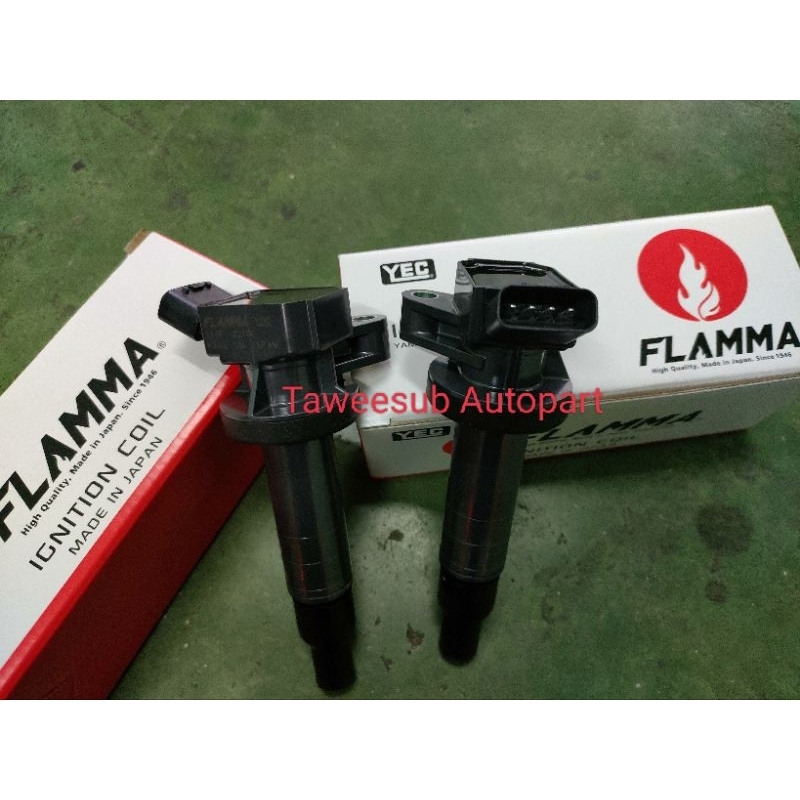 คอยล์จุดระเบิด คอยล์หัวเทียน อัลติส'2004-2008 3ZZ IGC-117F YEC FLAMMA