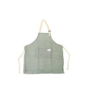 Apron ผ้ากันเปื้อนสไตล์เกาหลี ลายสก๊อต 66x70CM Green S190815GR