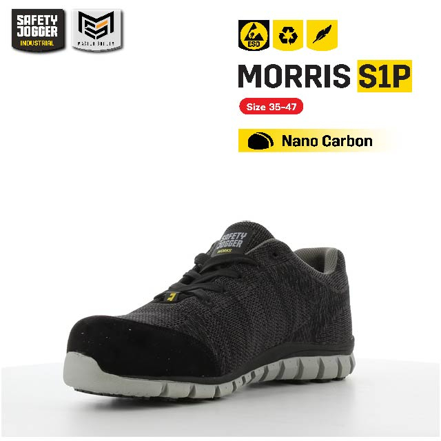Safety Jogger حذاء سلامة MORRIS S1P بمقدمة نانو كربون — صورة 4