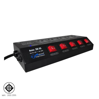 SurgeGuard :เครื่องกรองกระแสไฟฟ้าและลดทอนสัญญาณรบกวน รุ่น SB-5E (Hybrid Surge Protector)