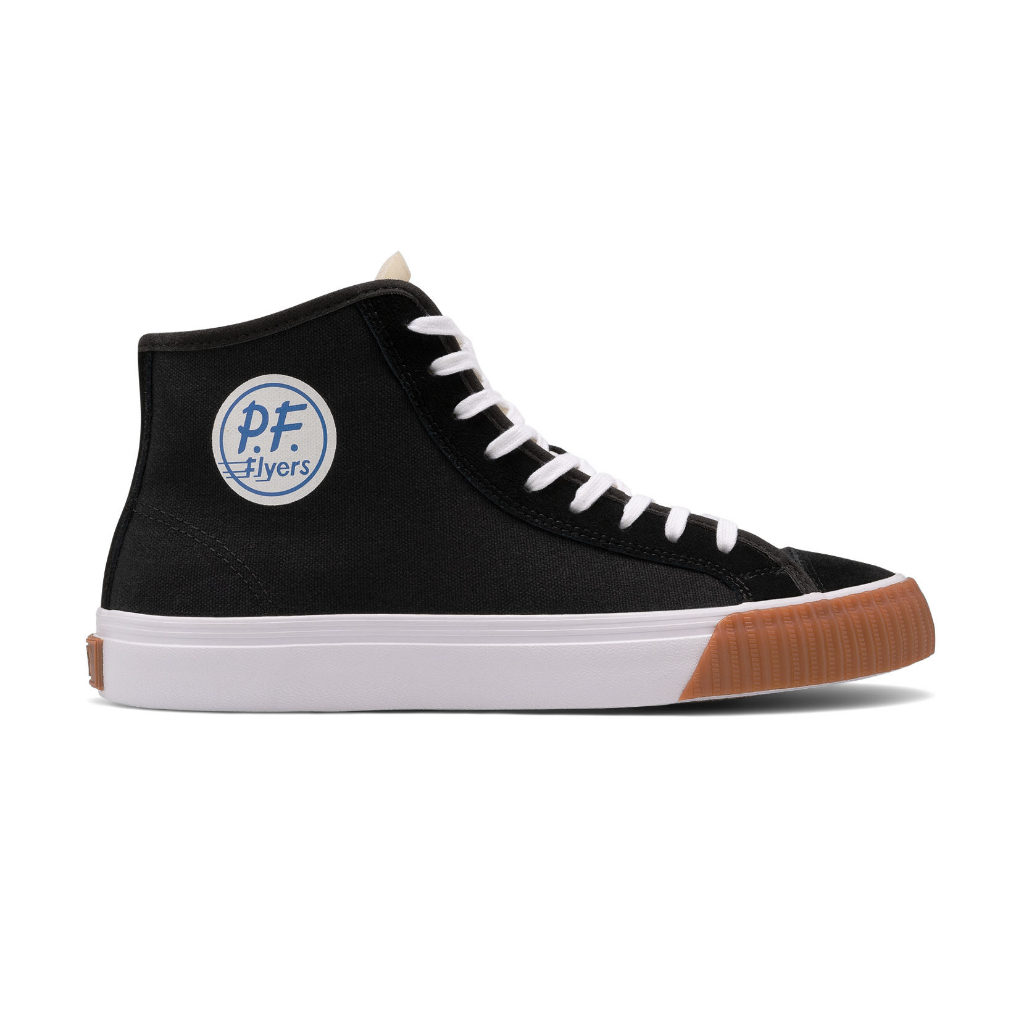 รองเท้า PF FLYERS CENTER HI CANVAS/SUEDE PM19OH1B - BLACK