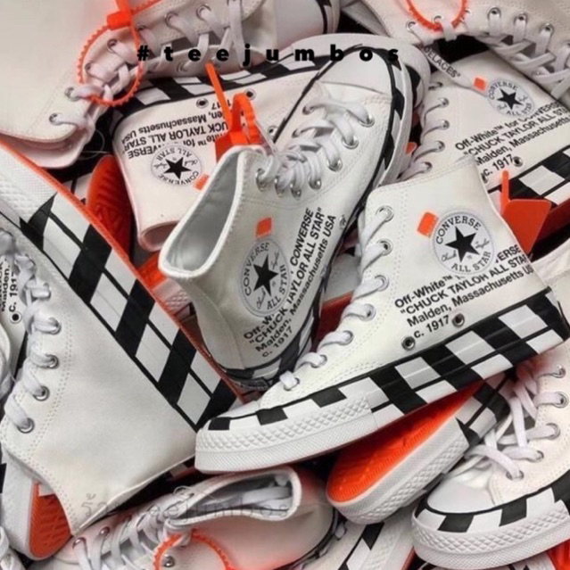 รองเท้า Converse Chuck Taylor All-Star 70 Hi Off-White 🌵⚠️ สินค้าพร้อมกล่อง