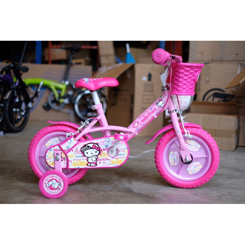 จักรยานเด็ก [ลิขสิทธิ์ คิตตี้แท้] LA Bicycle Kitty 12นิ้ว