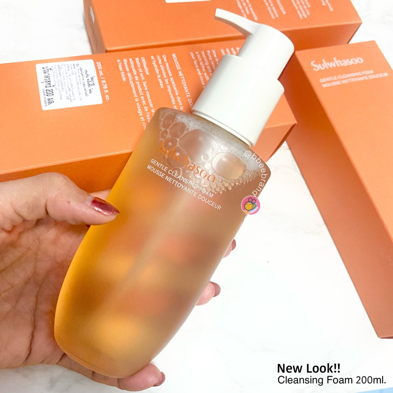 (ฉลากไทย/ผลิต2024)Sulwhasoo Gentle Cleansing Foam คลีนซิ่งโฟมสูตรน้ำ ด้วยฟองโฟมที่เข้มข้นเนียนนุ่ม