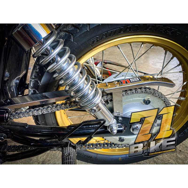 บังโซ่แต่ง SR400 สแตนเลส