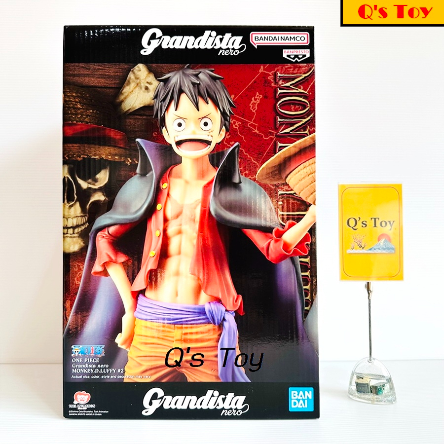 ลูฟี่ [มือ 1] GRANDISTA NERO ของแท้ - MONKEY D. LUFFY GRANDISTA NERO #2 BANPRESTO ONE PIECE วันพีช