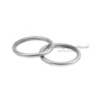 ห่วงวงกลมแสตนเลส เกรด 304 ขนาด  3x30  4x50  5x38  5x50 mm. Round Ring Stainless Steel 304  แพ็คละ 1 วง