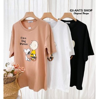 เสื้อยืด Freesize งานป้าย GI-ANTS SHOP ลายการ์ตูน