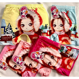 กางเกงในเด็ก 1แพ๊คมี5ตัว แบบมีขา คละสี