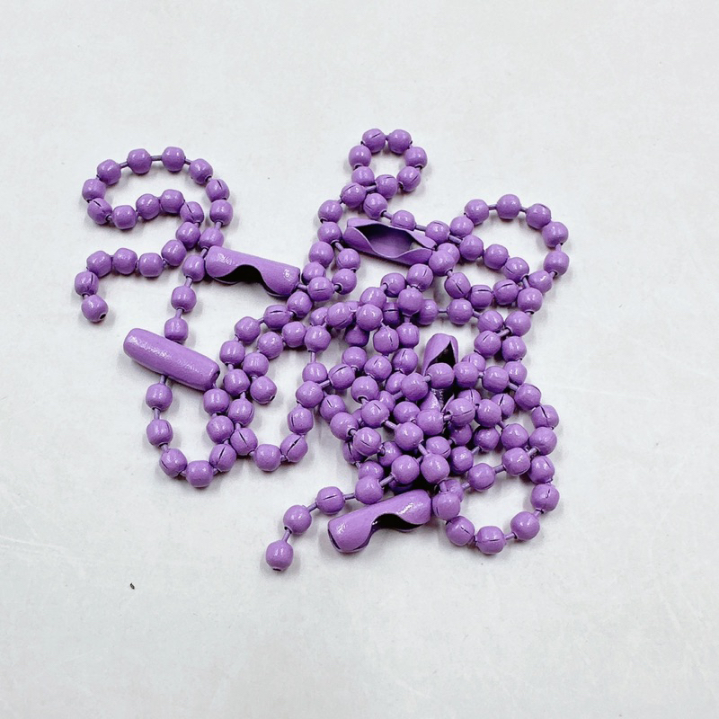 โซ่ไข่ปลา โซ่พวงกุญแจ คละสี 2.4มม*12cm งานเกรดดี พวงกุญแจ สีสดใส พาสเทล - รูปที่ 7