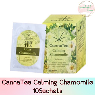 CannaTea Calming Chamomile 10Sachets แคนนาที ชามิ่ง คาโมไมล์ 10ซอง