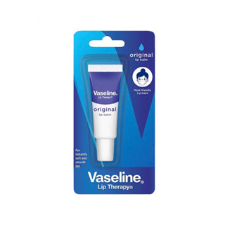 Vaseline Lip Therapy Original Lip Balm วาสลีน ลิป เทอราพี ออริจินอล ลิปบาล์ม 10g.